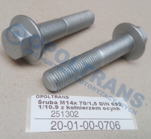 Болт амортизатора M14x70 Mercedes 814-1320 20-01-00-0706