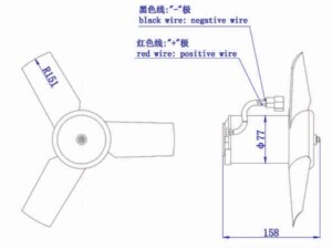 Вентилятор кондиционера автобус Mercedes 24V A/C 4410022