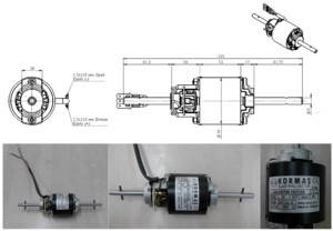 Моторчик вентилятора обігрівача Mercedes 609D-814 24V 16-02-03-0118