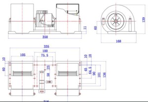 Вентилятор печки Mercedes, Setra, Volvo, Scania автобусы 4410026