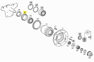 Сальник ступицы Mercedes Atego 1317 перед 100x120x11/16.5 0229973447