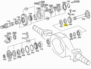 Сальник маточини Mercedes 814 перед 75x95x13 0179973047