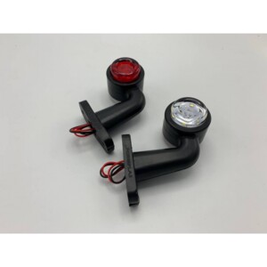 Фонарь габаритный двухцветный 12 LED 24V FR0106