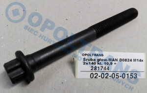 Болт головки блока MAN L2000 D0824/26 M14x2x140 02-02-05-0153