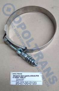 Хомут патрубка радиатора MAN TGA-X d-60 20-07-00-0120