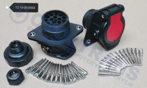 Розетка 15-pin 24V MAN, Scania 12-10-00-0363