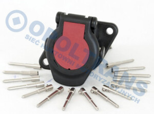 Розетка 15-pin 24V MAN, Scania 12-10-00-0307