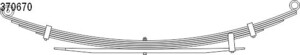 Рессора Nissan Navara D23 NP300 14- 6-лист 370670-LS