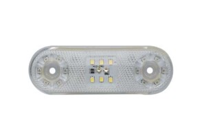 Фонарь габаритный универсальный белый LED ISS40312