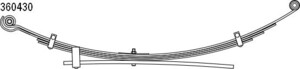 Ресора Mitsubishi L200 Triton 5-лист 15- 360430-LS