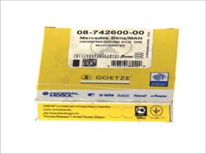 Кольца поршня компрессора d-88 Mercedes 814 OM-366 08-742600-00