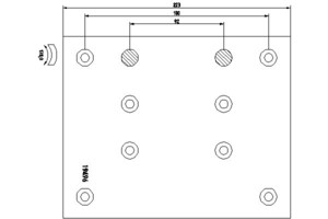 Накладки тормозные Mercedes 410x223x17 STD 65001917N00A8RV