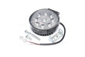 Фара LED дополнительная 24V/27W, 9 диод, (круглая) TP 02-57-046