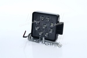 Фара LED дополнительная 12/24V, 9*3W, 106*106*47mm TP-9300