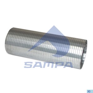 Гофра выхлопной трубы MAN F90 d101x285 оцинк. 020.391