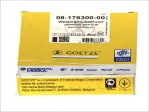 Кільця поршня компресора d-90 Mercedes 814 OM-366 STD 08-176300-00