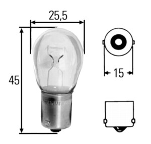 Лампа 24V 21W 124/21