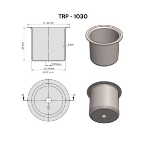 Подстаканник подушки 644N Mercedes O345 TRP-1030