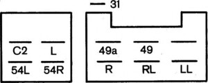 Реле поворотів Mercedes 11 клемм, 24V 4DW002 834-121