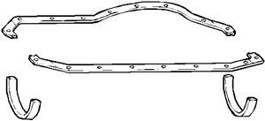 Прокладка поддона картера Mercedes 508D-814D OM-314-364 01.050.364