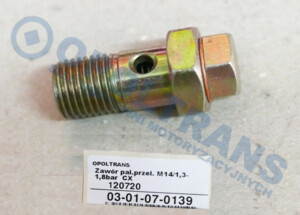 Клапан перепускний Mercedes, MAN M14 03-01-07-0139