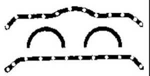 Прокладка поддона картера Mercedes 814-1017 OM-366-352 23-26826-01/0