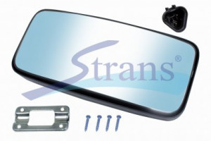 ДЗЕРКАЛО ПАНОРАМНЕ MAN TGA/TGL/TGM R1800 399*207MM ЕЛЕКТР. РЕГУЛ. З ПІДІГРІВОМ ЛІВ. ZL0157012HPLL ZL01-57-012HPLL