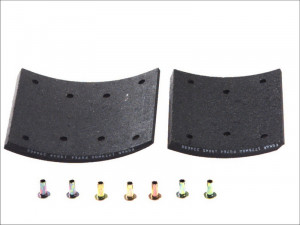 Накладки тормозные Mercedes 1317 360x159.5 тонкие RL202600