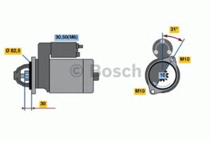 Стартер Mercedes Sprinter 0 001109 250