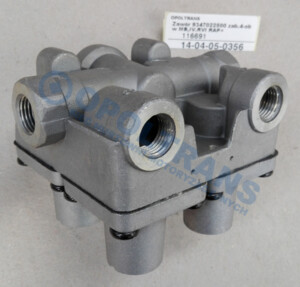 Кран 4-контурний захисний Mercedes, DAF, Iveco 9347022500 14-04-05-0356