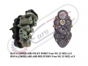 Кран четырехконтурный Mercedes Actros/Atego AE4510 к сборке ZB4511 331.100.0